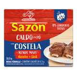 10 Caldo Em Pó Costela Sazón Caixa 32 5g