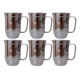 10 Canecas Alumínio 400 Ml