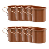 10 Canecas Moscow Mule Cobre Linha Premium 350ml