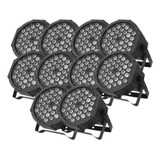 10 Canhão Refletor Led Par 64