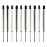 10 Carga Refil Caneta Cartier Cross Crown Parker Coroa Preta