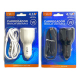 10 Carregador Automotivo Usb 2 1a