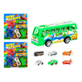 10 Cartelas De Brinquedos Carrinho Ônibus