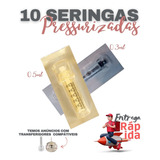 10 Cartucho Seringa Caneta Pressurizada 0