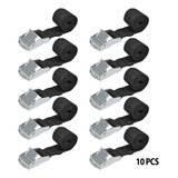 10 Catraca Amarrar Cinta Fivela Fita Auto Motocicleta 2m