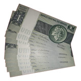 10 Cedulas C 131 1 Cruzeiro 1975 Flor De Estampa