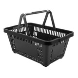10 Cesta Plástica Supermercado Reforçada Cestinha Multiuso