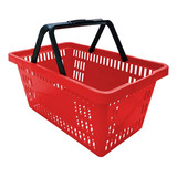 10 Cesta Plástica Supermercado Reforçada Cestinha Multiuso