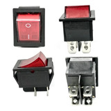 10 Chave Gangorra Botao Interruptor Liga Desliga Kcd4 C Led
