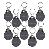 10 Chaveiro Aproxim Tag Rfid 13 56 Mhz Th 1000 Mf Intelbras Cor Cinza escuro