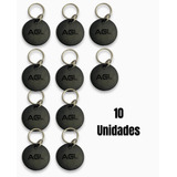 10 Chaveiro Digital Tag Agl Para Controle De Acesso