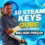 10 Chaves Aleatória Steam Ouro 10 Steam Random Key