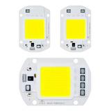 10 Chip Led 50w 6500k Sem Reator Inteligente 110v Ou 220v
