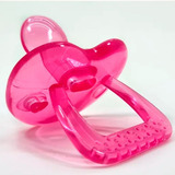 10 Chupetas Silicone Mordedor Calmante Fase 2 6m Cor Rosa