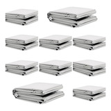 10 Cobertor Manta Térmica Aluminizado Isolante