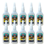 10 Colas Gel 125g Adesivo Instantâneo Alta Viscosidade