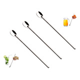 10 Colher 30cm Bailarina Drinks Coquetel Suco Restaurante