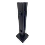 10 Coluna Torre 30cm Preto Fosco 2 Furos Guarda Corpo Inox