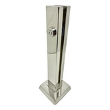 10 Coluna Torre Puxadores Online Aço Inox 30cm Guarda Corpo Para Sacada Corrimão Blindex Pronta Inox 304