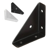 10 Conector De Canto Cantoneira Reforço Móveis Universal Aço