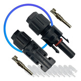 10 Conector Mc4 Macho Femea Kit Instalar Placa Energia Solar