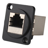 10 Conector Rj45 Cat 6 Ftp Dupla Fêmea Emenda Painel Rack D