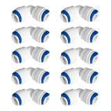 10 Conector União Emenda Curva Engate P Mangueira 1 4 Filtro