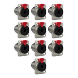 10 Conectores Painel P10 Fêmea Stereo Wireconex Wc195