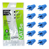 10 Conectores Rj45 Cat5e Furukawa 10 Capas Snap Azul Claro