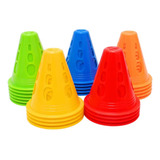 10 Cones Com 3 Barreiras E Sinalizador Agilidade Funcional