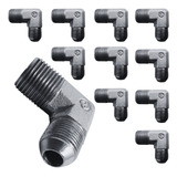 10 Conexões Adaptador Cotovelo 90 Graus 3 4 Jic X 1 2 Npt