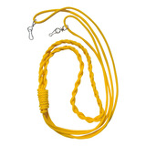 10 Cordão Fiel Trançado Duplo Amarelo