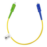 10 Cordão Óptico Patch Sc upc X Sc apc 30 Cm Homologado Nfe