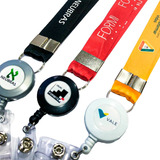 10 Cordões Para Crachá Personalizado Com Trava E Roller Clip