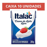 10 Creme De Leite 200ml Italac