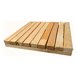 10 Decks De Madeira Piso Modular 30x30 Cm Eucalipto De 35 Mm