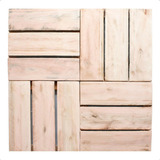 10 Decks De Madeira Piso Modular 30x30 Cm Eucalipto De 95 Mm