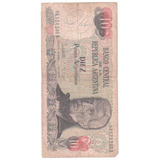 10 Diez Pesos Rara Nota Cédula