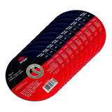 10 Discos De Corte 4 1 2 Inox Metal Fino 1mm Esmerilhadeira