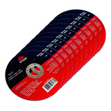 10 Discos De Corte 4 1 2 Inox Metal Fino 1mm Esmerilhadeira