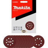 10 Discos De Lixa Com Velcro De 125 Mm 5 100 Grãos Makita D 54520