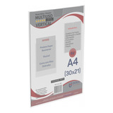 10 Displays Porta Folha A4 Petg De Parede Dupla Face