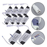 10 Driver Led Reator Fonte Para Plafon 18w A 24w 25w Bivolt
