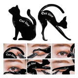 10 Em 1 Stencil Molde Delineador Olho De Gato Eyeliner