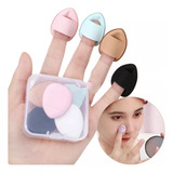 10 Esponja De Dedo Maquiagem Sombras Esfumado Base Corretivo