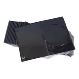 10 Estojo Capa Case Box Para Dvd Cd preto 