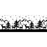 10 Etiquetas Natal Transparente Decorar Copo Vela Artesanal