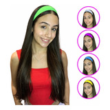 10 Faixas Para Cabelo Coloridas Handband Tamanho Único 5cm