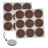 10 Feltro Autoadesivo Piso Móveis 2 5cm Kit 180 Unidades