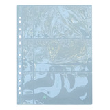 10 Folha P Cedulas 3 Div Transparente Rigida Com Tarja